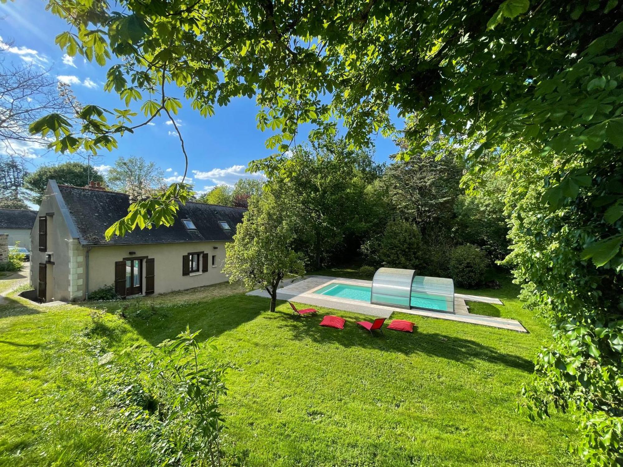 Villa Domaine Jeanne De Laval La Bohalle Esterno foto